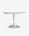 location Table Ronde DESIGN Blanche