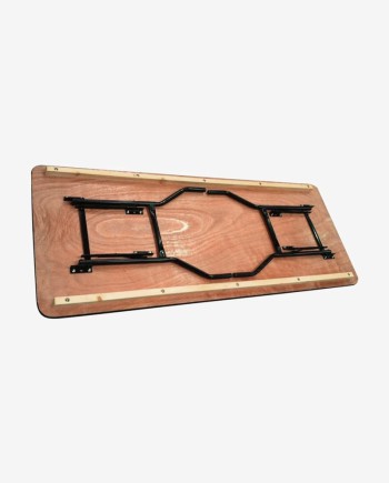 Location Table de Buffet Réhaussée en Bois – 200 x 80 cm Pliable | Présentation Élégante et Conviviale