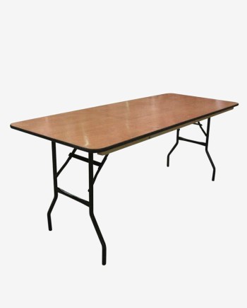 location Table de buffet réhaussée bois pliable
