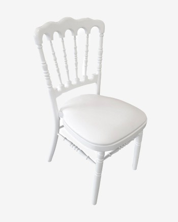 location Chaise Napoléon Blanche