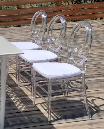location Chaises Transparentes Venise