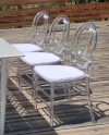 location Chaises Transparentes Venise