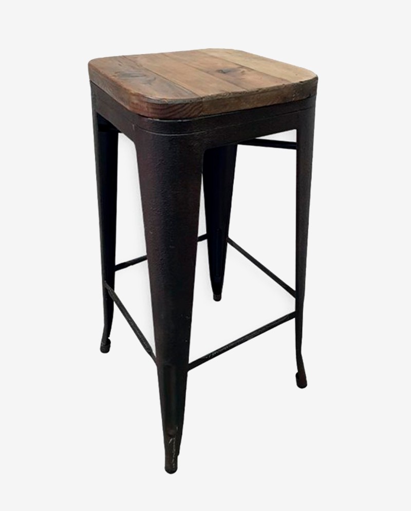 location Tabouret de bar "LOFT" acier style industriel