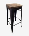 location Tabouret de bar "LOFT" acier style industriel