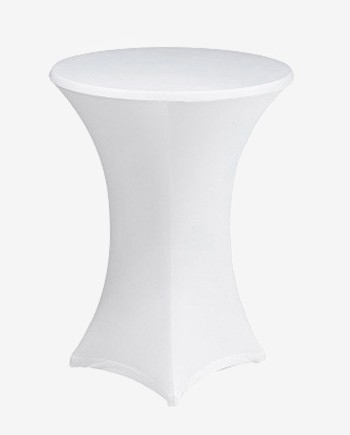 location Housse Mange-Debout en Lycra Blanche
