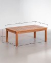 Location Ensemble Salon en Bois d’Acacia | Élégance Naturelle et Confort