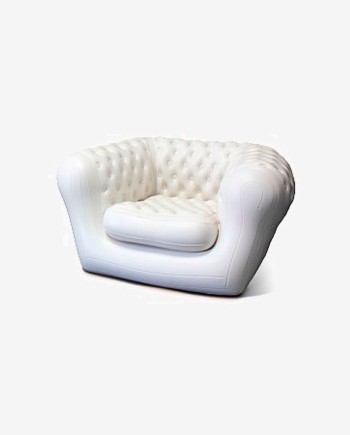 location Fauteuil gonflable BUBBLE Blanc crème - 1 place