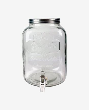 location Fontaine en verre 8L avec socle