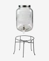 location Fontaine en verre 8L avec socle