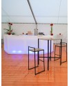 Bar lumineux modulable – Location pour événements intérieur / extérieur
