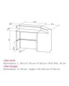 Bar lumineux modulable – Location pour événements intérieur / extérieur