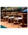 Table Pliante Bois Rustique 8 personnes – Rectangulaire pour Réceptions et Mariages