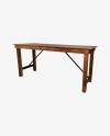 Table Haute Pliante Bois HERITAGE | Style Rustique pour Mariage et Réception