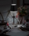 Lampe LED Nomade Sans fil noire ou blanche - Location événement intérieur/extérieur