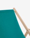 Chilienne pliable bleu boréal – Location mariage et événement extérieur