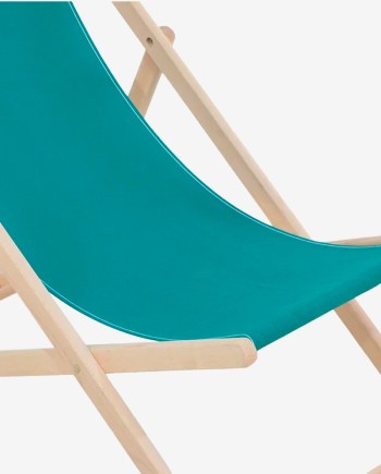 Chilienne pliable bleu boréal – Location mariage et événement extérieur