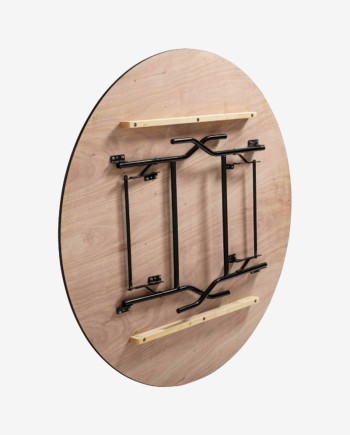 Location Tables Rondes Pliantes – Plusieurs Diamètres, Hauteur 74,5 cm | Polyvalence pour Vos Événements
