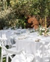 Nappe ronde blanche 300 cm - Location nappe mariage et réception