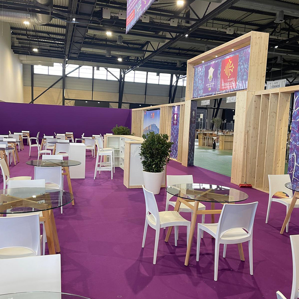 Location vaisselle dégustation - Salon Millésime Bio